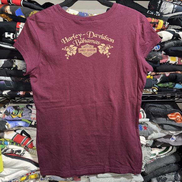 Y2K Harley Davidson Women’s Bahamas Shirt Size Medium - Picture 4 of 5